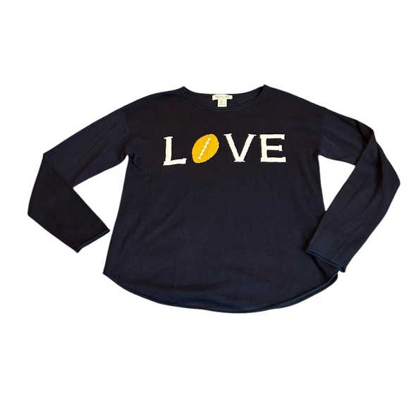 RACHEL ZOE love football sweater - Picture 1 of 5